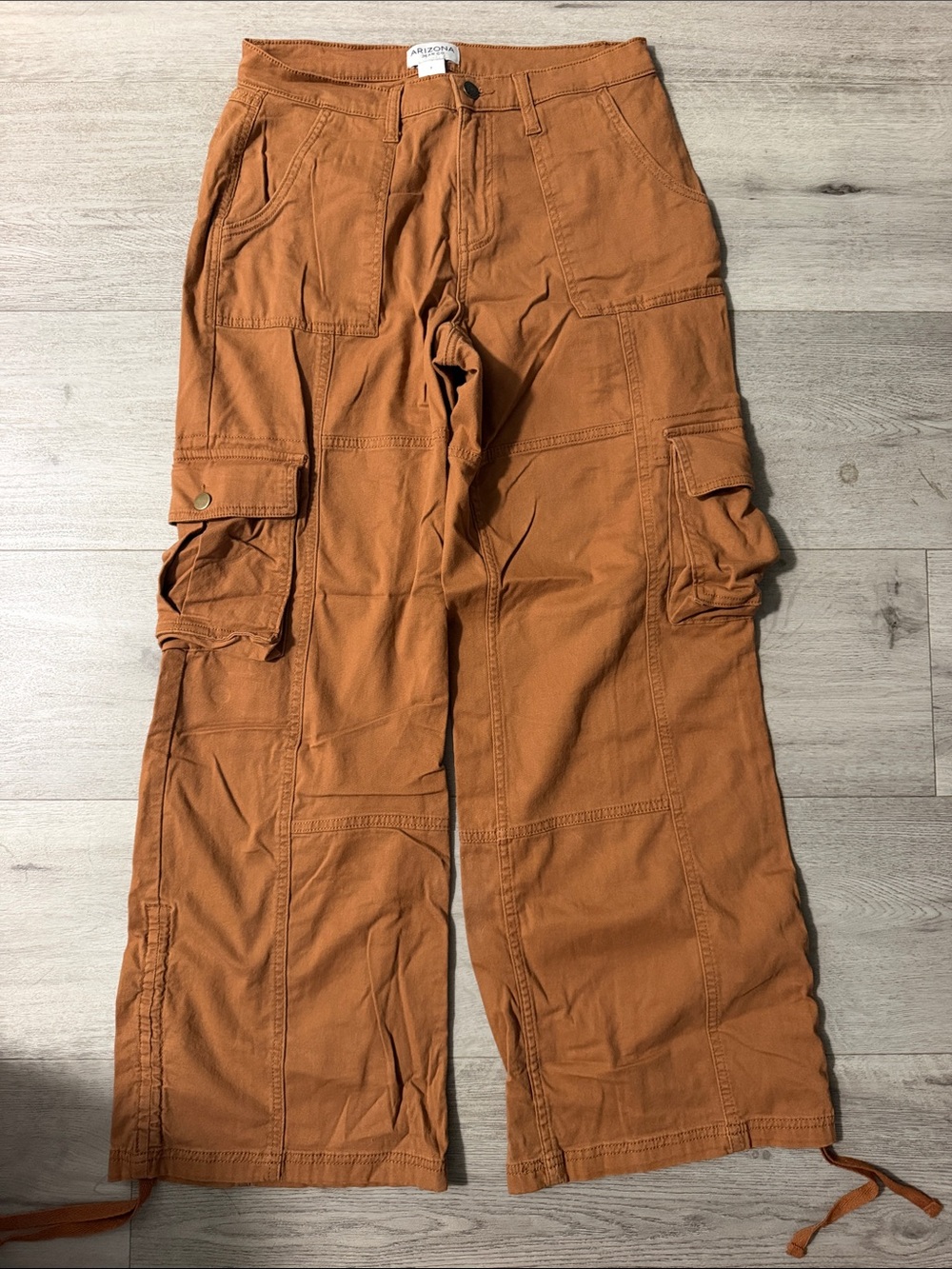 Arizona Jean Company Men's Rust Orange Cargo Pants